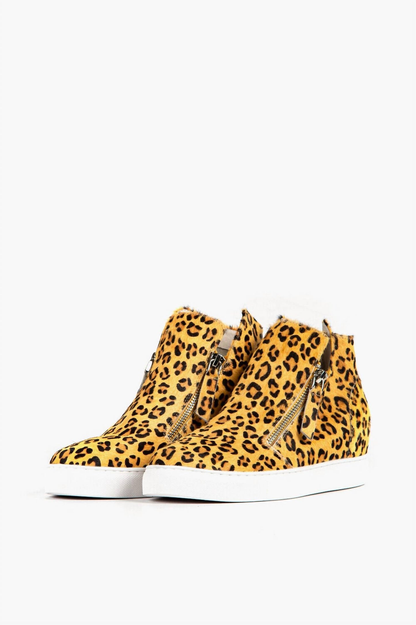 All Black - Women's Fur Top & Zip in Sneaker
