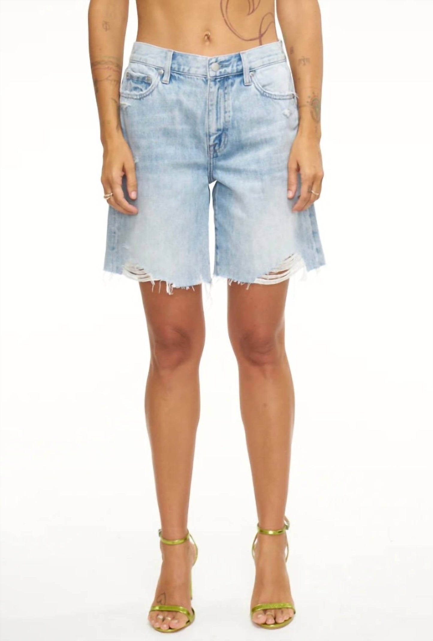 Pistola - KELLY 90S SKATER SHORT - ROTUNDA DISTRESSED