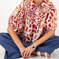 Gigio - Leopard Print Button Down Blouse