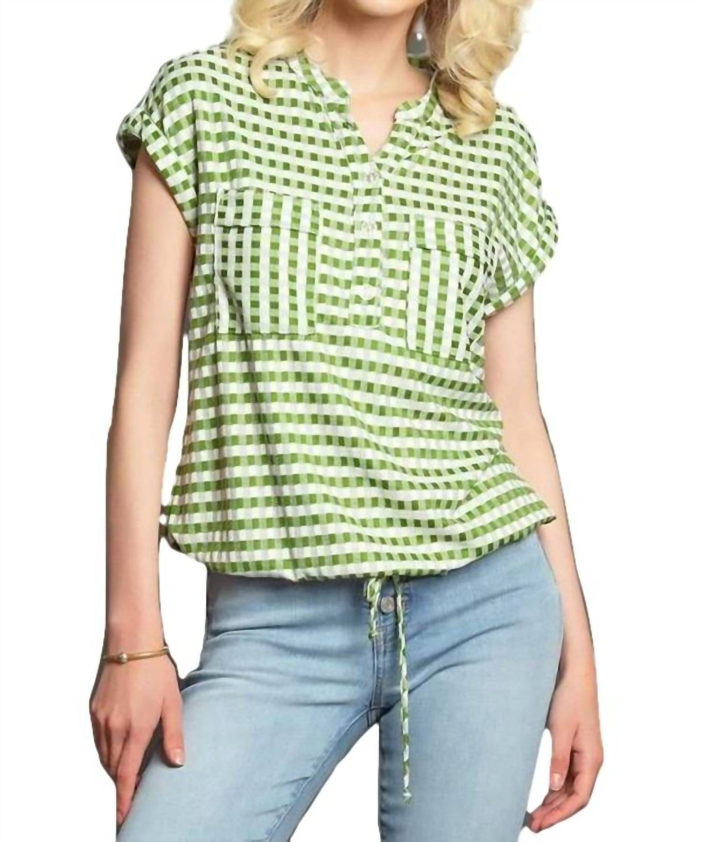 Eva Franco - Nico Gingham Top