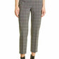 Theory - Cuff Straight Fluid Melange Crop Pants