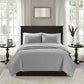 Reversible Quilt Set Grey King/Cal King