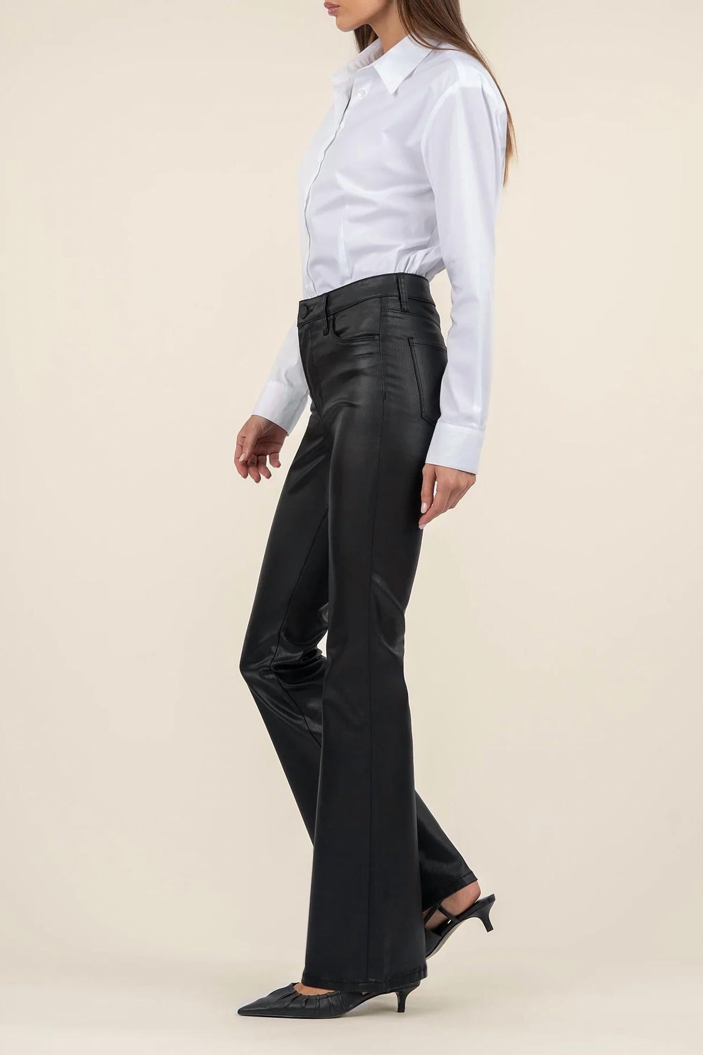 Kut From The Kloth - Ana High Rise Fab Ab Pleather Jeans