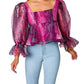 Buddylove - Pammie Puff Sleeve Peplum Top