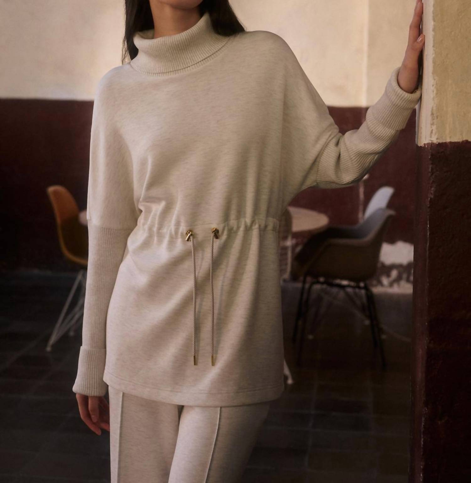 Varley - Ethel Cinch Waist Sweatshirt