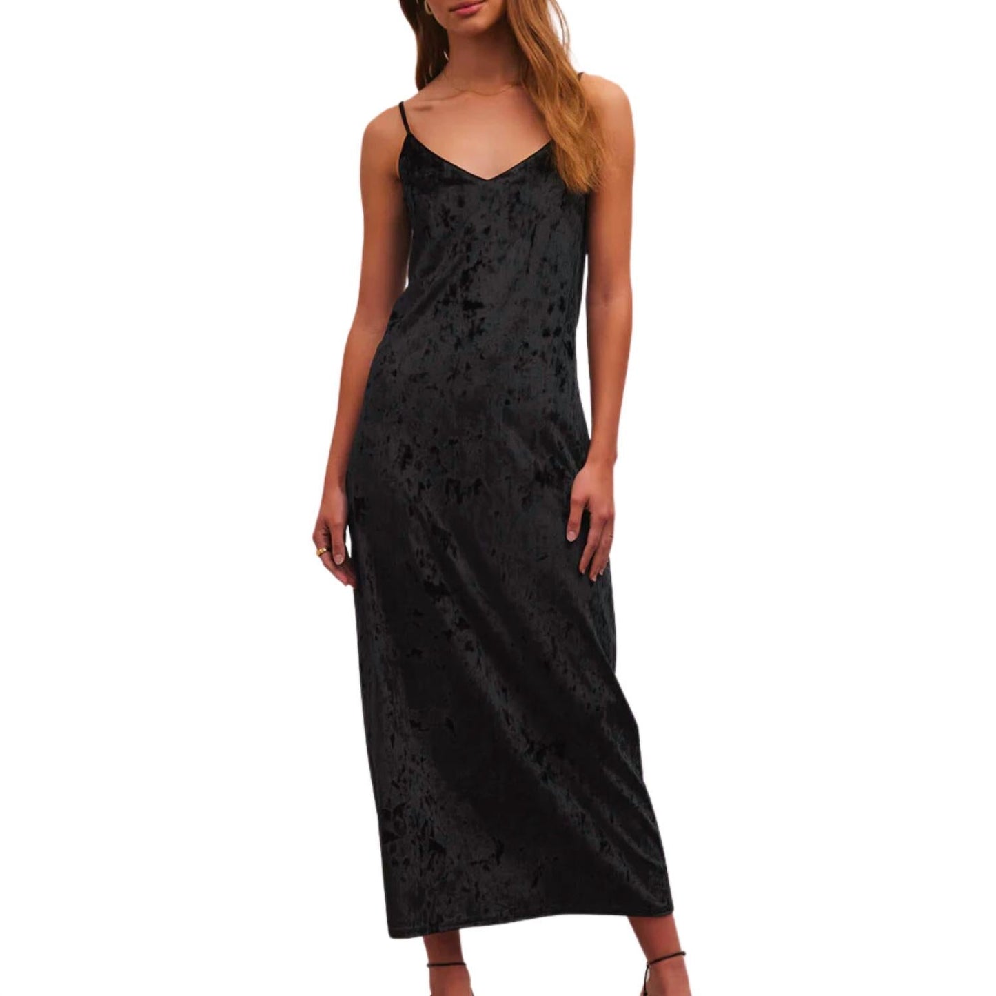 Z Supply - Women's Selina Crushed Velvet Midi Dress