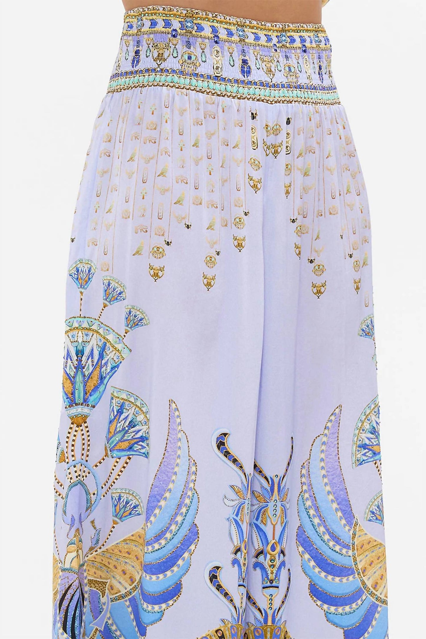 Camilla - Shirred Waist Pants