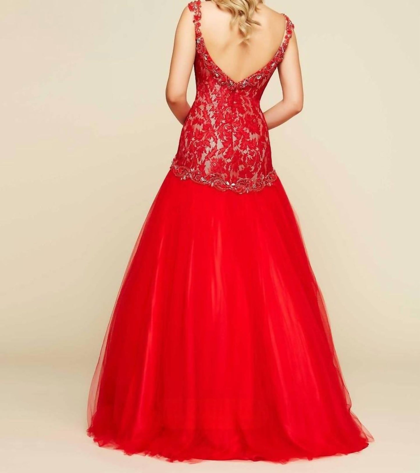 Mac Duggal - BEADED BALL GOWN