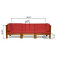Oana 3 Piece Sofa Set With Water Resistant Cushions