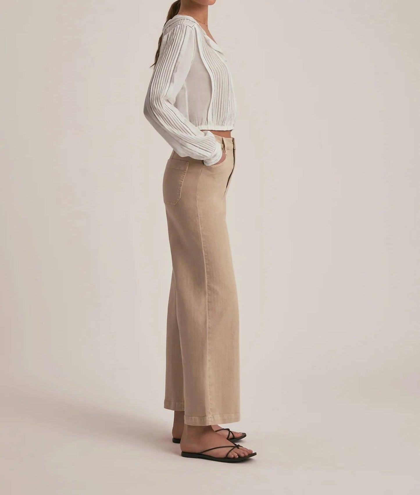 Favorite Daughter - Mischa Super High Rise Wide Leg Ankle Pant