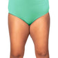 On The Plus Side - Plus Size Lace Trim Cotton Jersey Panties