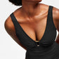 राल्फ लॉरेन - रिंग ओवर द शोल्डर टमी कंट्रोल वन पीस स्विमसूट