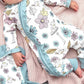 Tesa Babe - Baby Girl Mother Nature Zippered Long Sleeve Romper