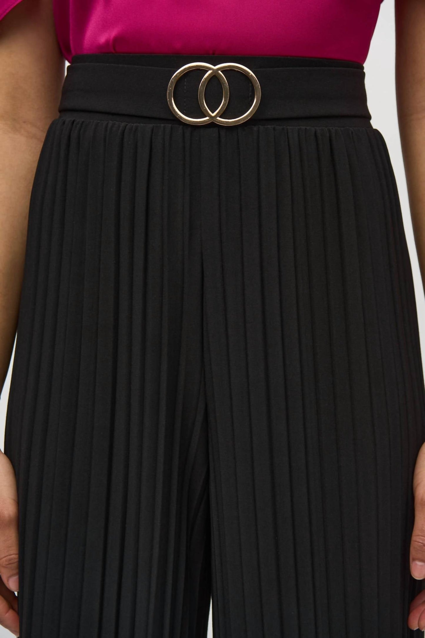 Joseph Ribkoff - Pleated Wide Leg Pants