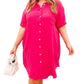 143 Story - Lively Spirit Button Up Dress