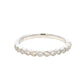 Aamiaa - 0.30 Carat Natural Diamond Round Brilliant And Baguette Band Ring - Size 6.5