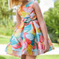 Abel & Lula - Floral Mikado Print Dress