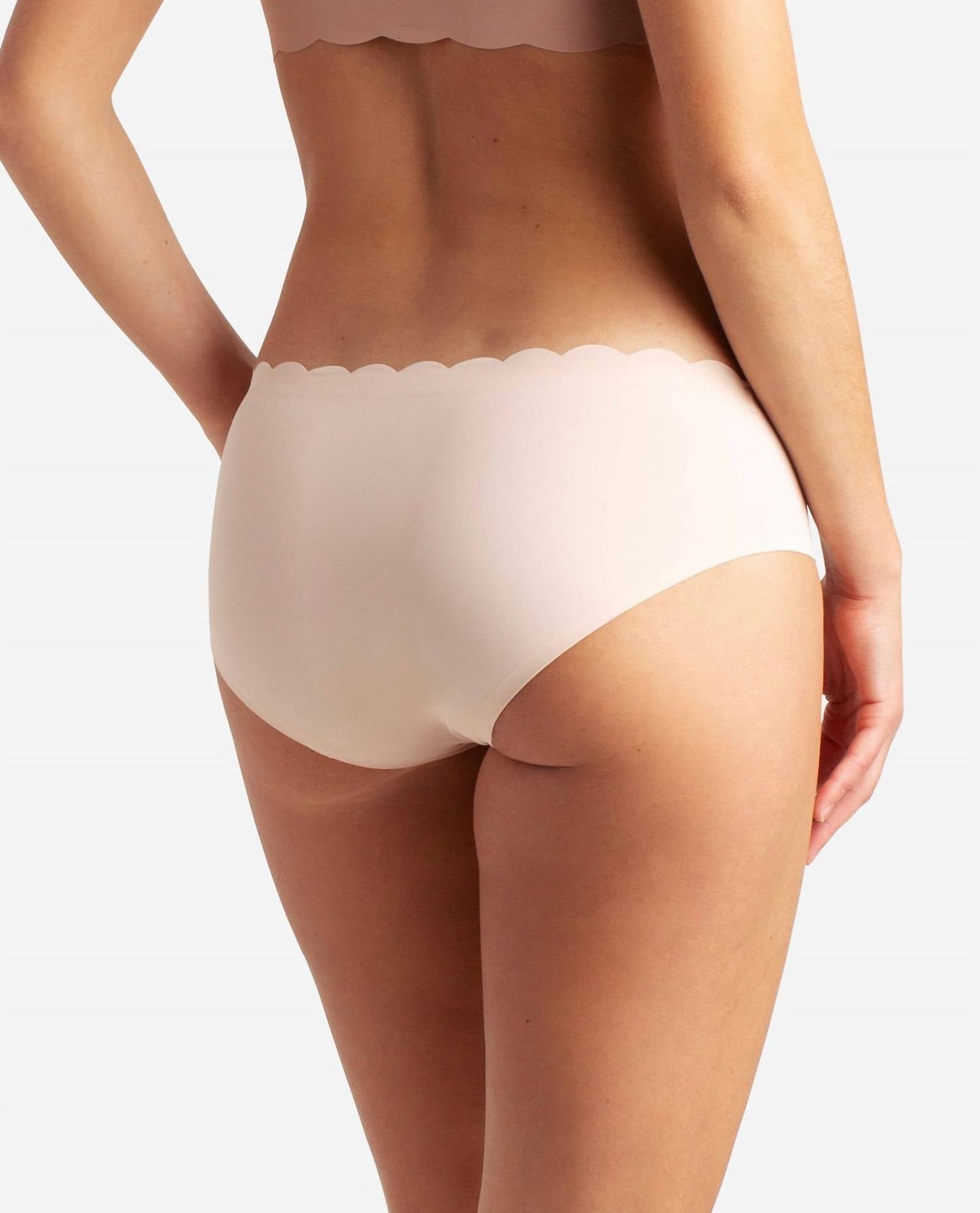 Danskin - Women's 5-pack Bonded Scallop Hipster Underwear