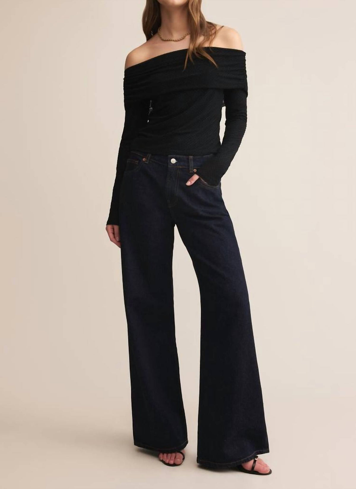 Z Supply - Whimsy Off Shoulder Mesh Top
