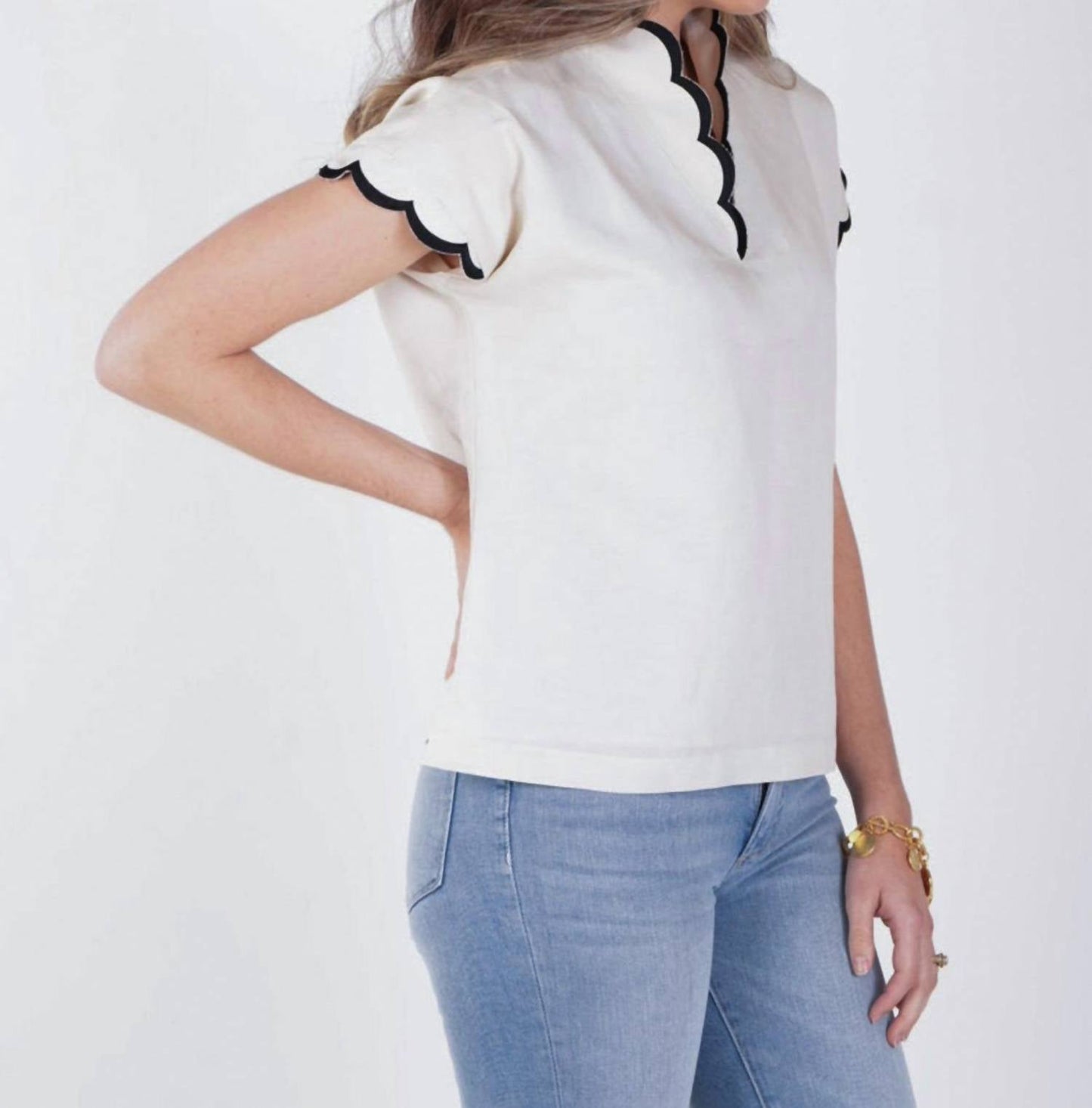 Emily Mccarthy - Orchid Cap Sleeve Top
