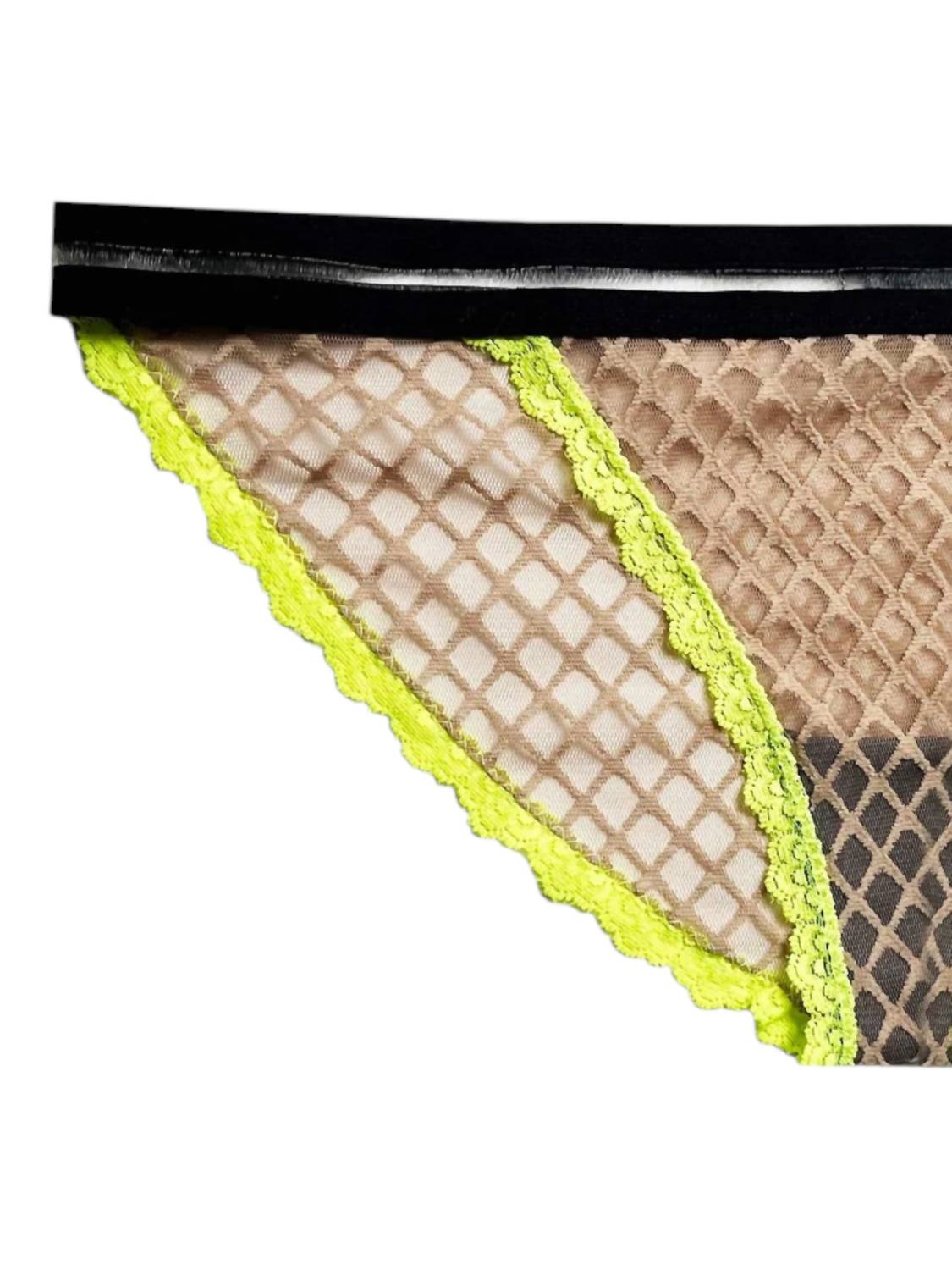 Titov - Women's Natasha Mesh Brief With Neon Trim