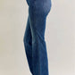 Judy Blue - Mid Rise Trouser Bootcut Tummy Control & Welt Pockets Jeans