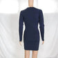 A.L.C. - Women's Stretch Ribbed Long Sleeve Mini Dress