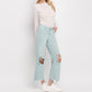 Vervet By Flying Monkey - CROP FLARE JEANS