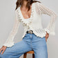 L'Agence - Solaris Open Stitch Cardigan