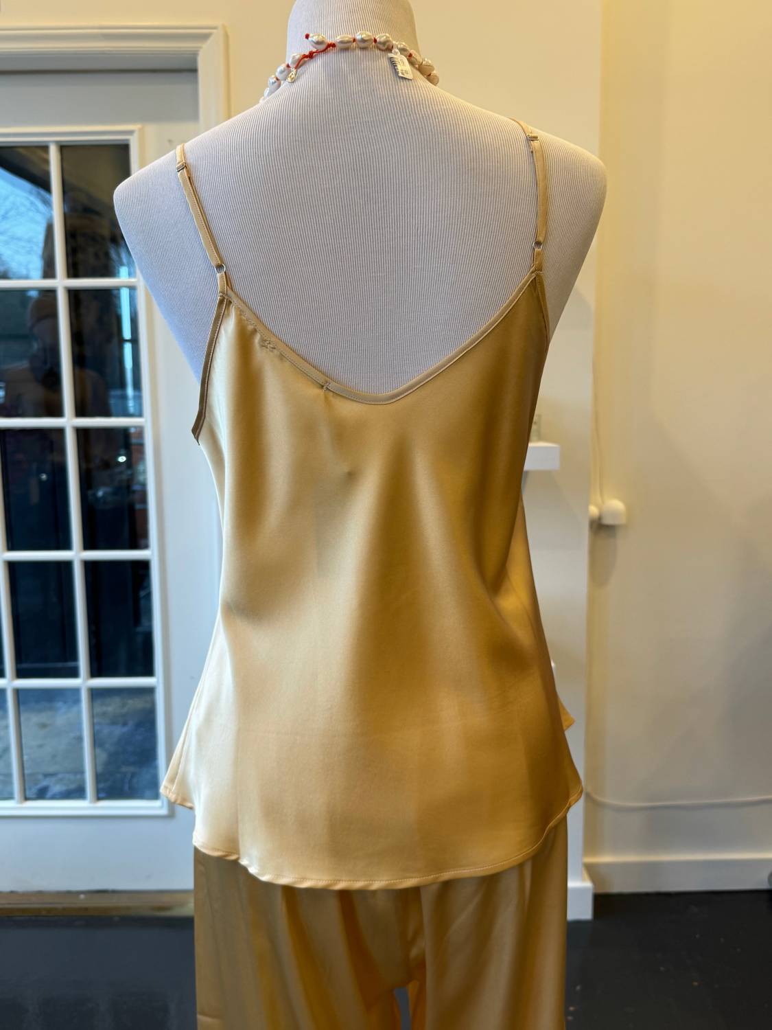 Brazeau Tricot - Women's Silk Charmeuse Cami Top