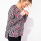 Habitat - Cotton Slub Kaleidescope High Lo Tee