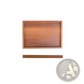 Acacia Wood Rectangular Serving Tray Hand Polished