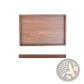 Acacia Wood Rectangular Serving Tray Hand Polished