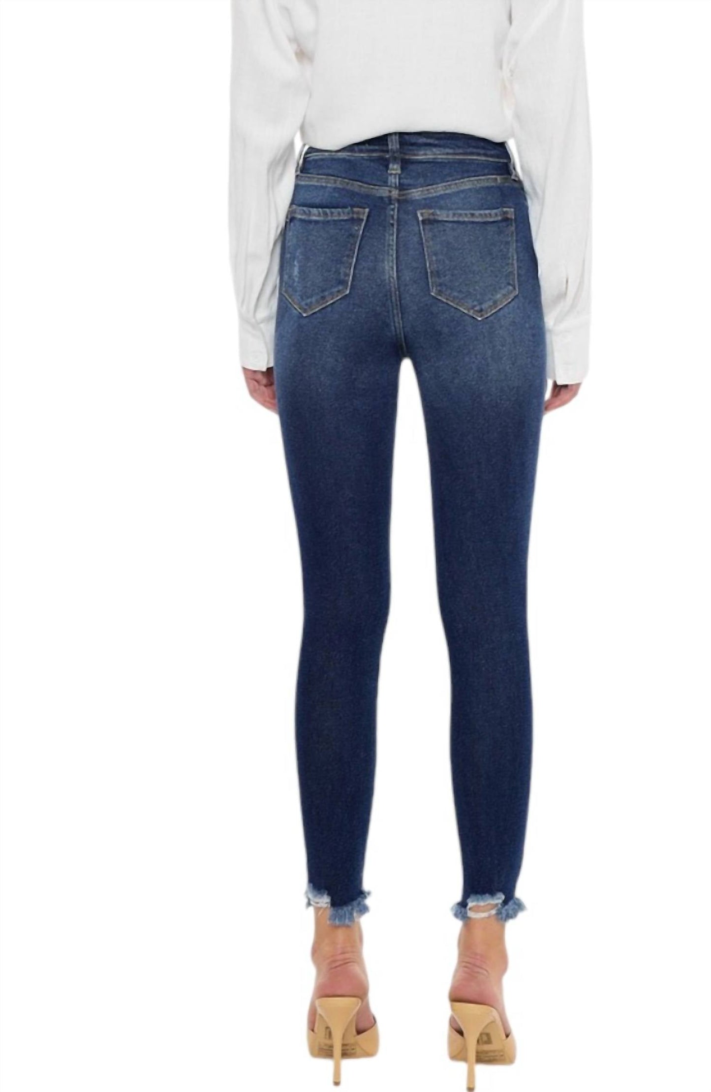 Kancan - GEMMA HIGH RISE ANKLE SKINNY JEANS