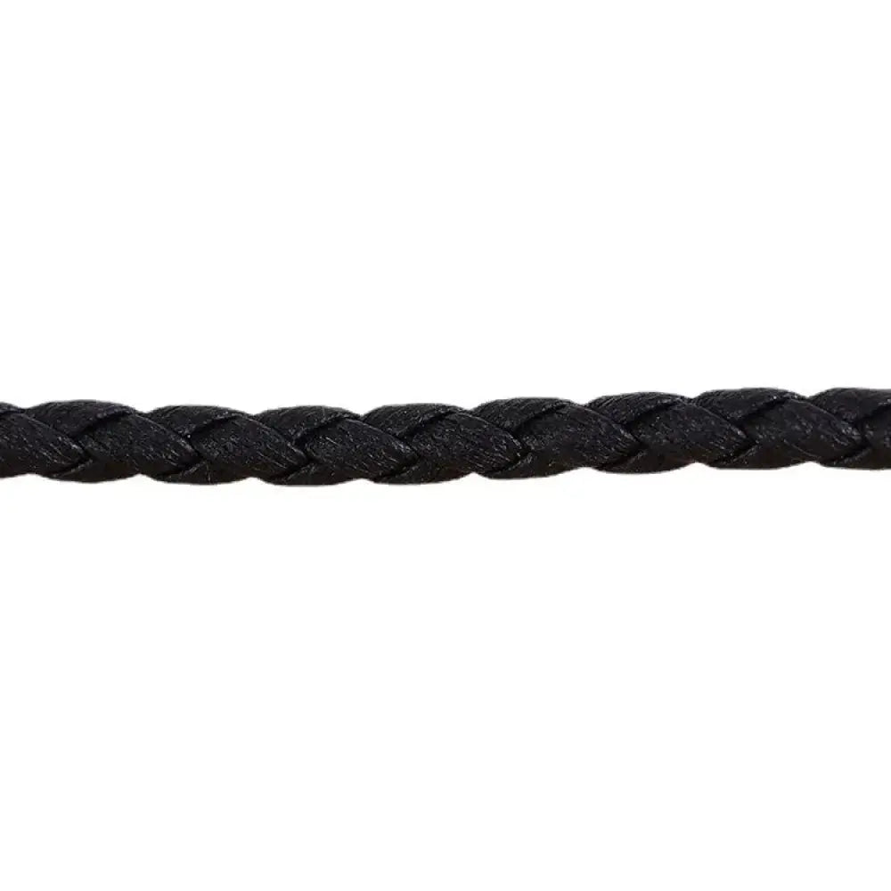 Black Braided Cord Decorative Rope for Diy Fashion Projects