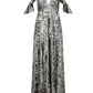 Topshop - Foil Shimmer Maxi Dress