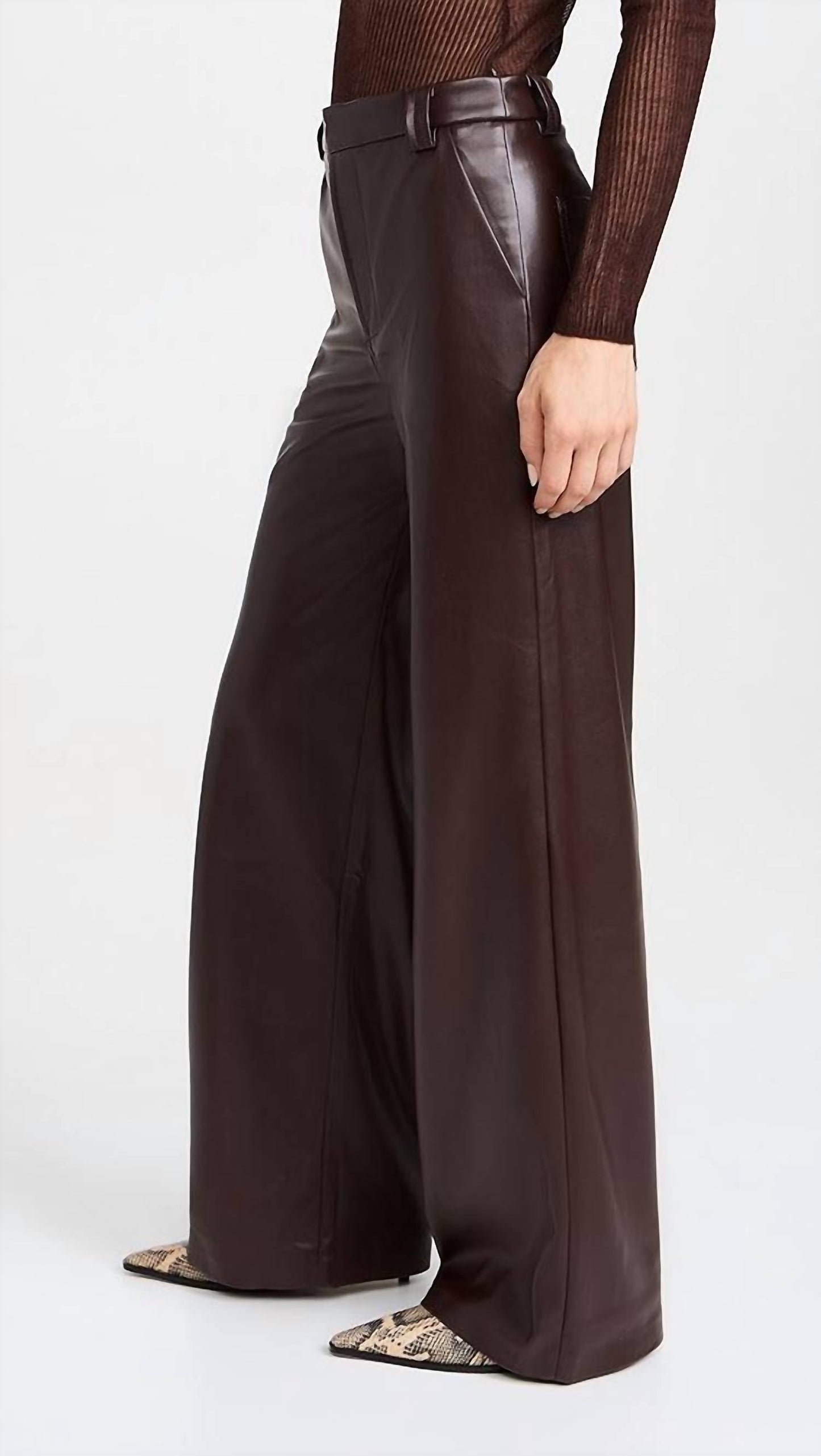 Joe'S Jeans - Women's The Mia Vegan Leather Trouser