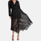 Steve Madden - Ari Lace Pleated Handkerchief Hem Dress