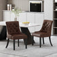 Cheney Contemporary Dining Chair Tufted Upholstery (Set of 2)