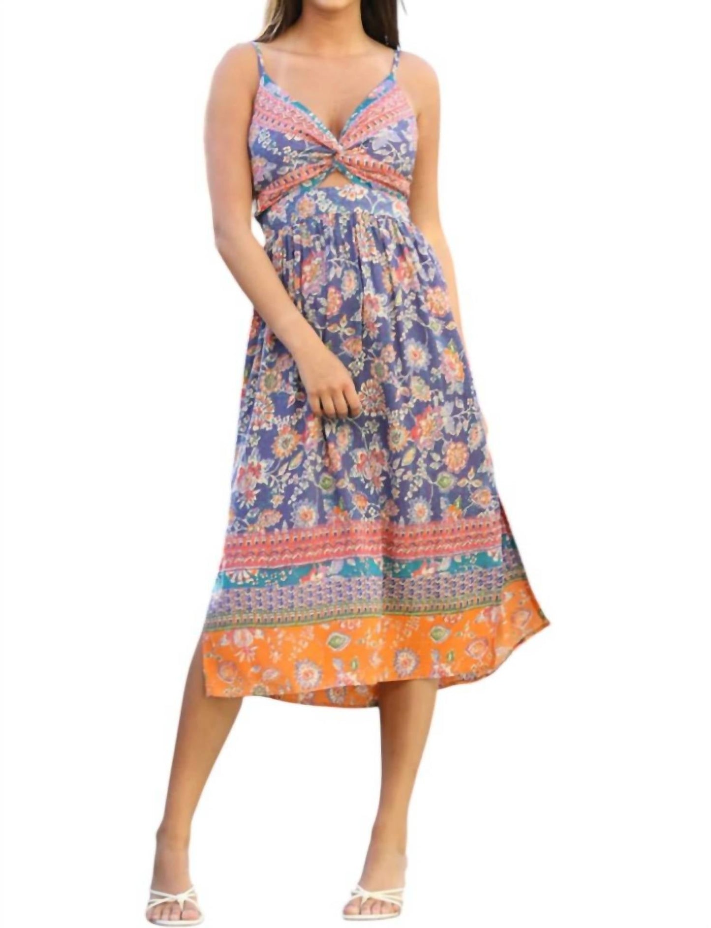Angie - Wanderloom Midi Dress