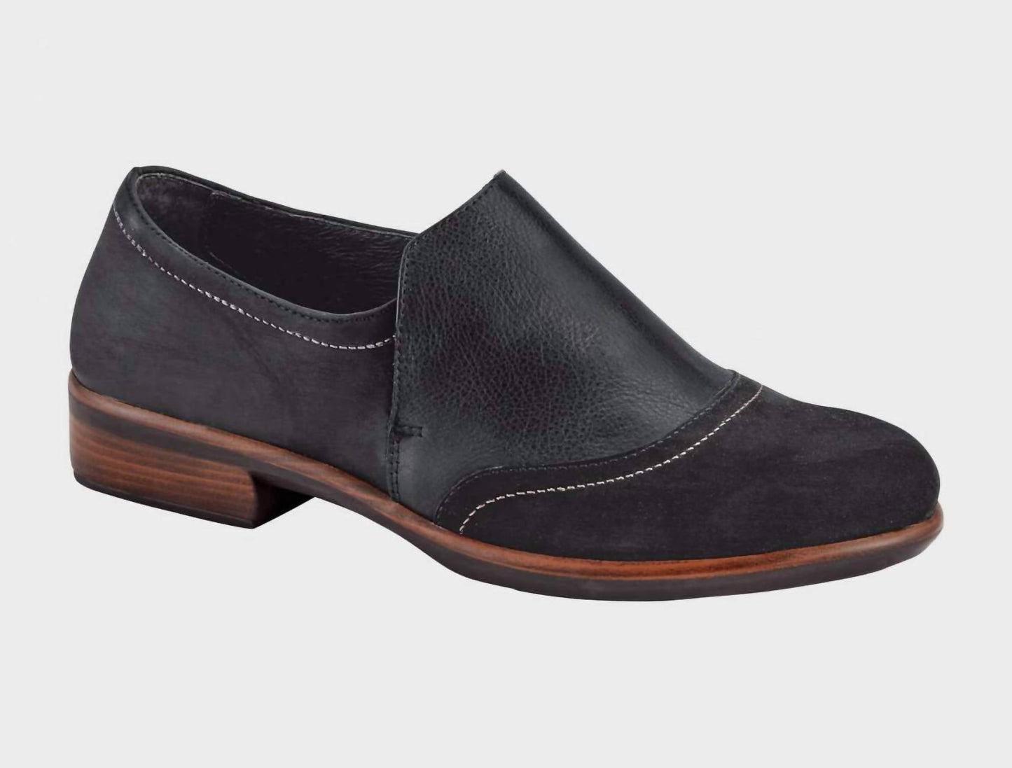 Naot - Women's Angin Soft Leather Oily Coal Shoes