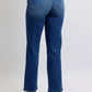 Judy Blue - Full Size Side Seam Detail Straight Jeans