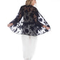 Arias - Floral Open-front Kimono Cardigan