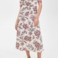 Sea - Cassandra Print Ruched Short Sleeve Dress