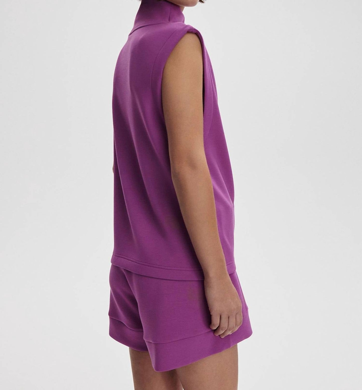 Varley - Magnolia Half Zip Tank Top