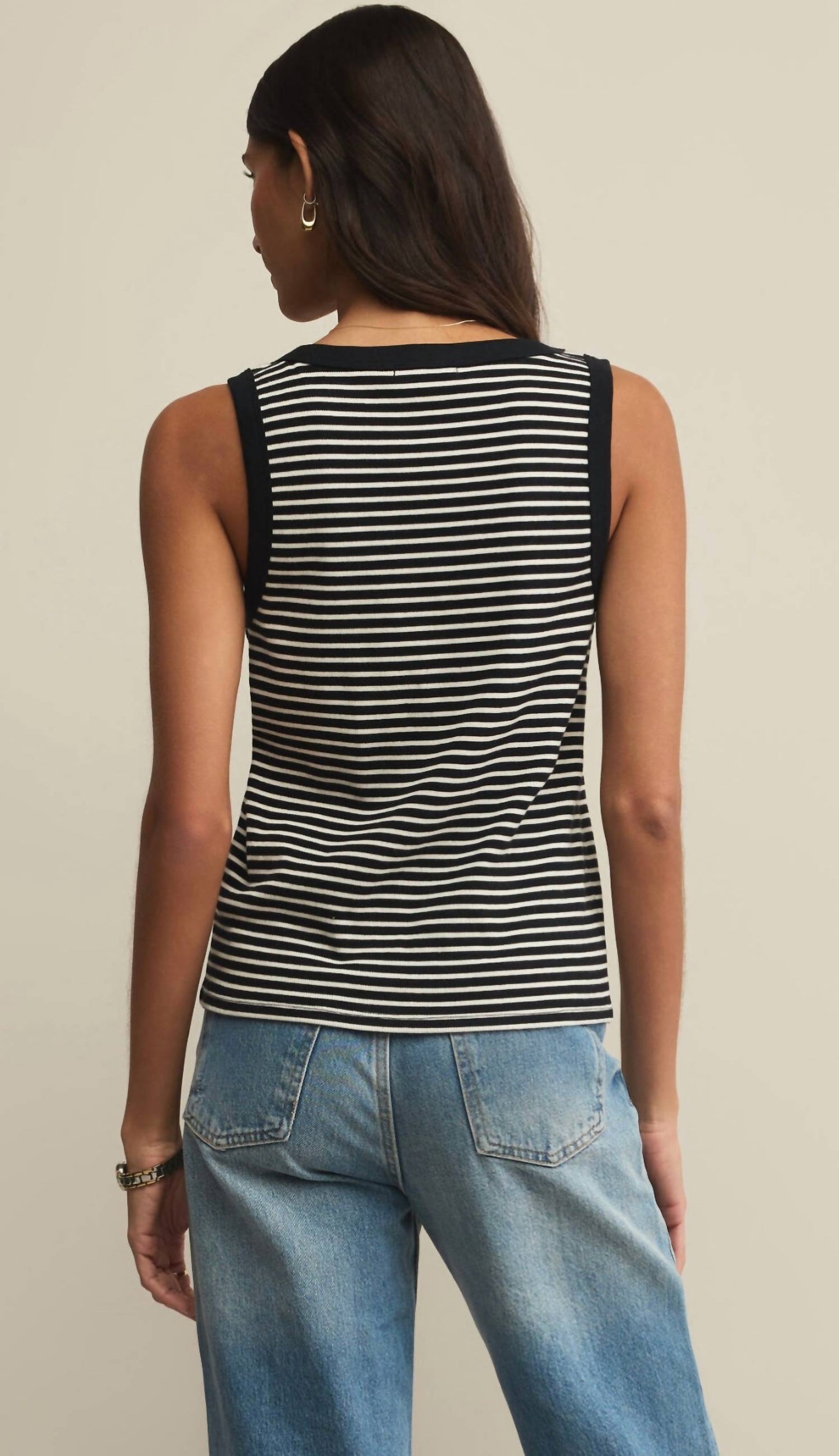 Z Supply - Elin Striped Rib Tank Top