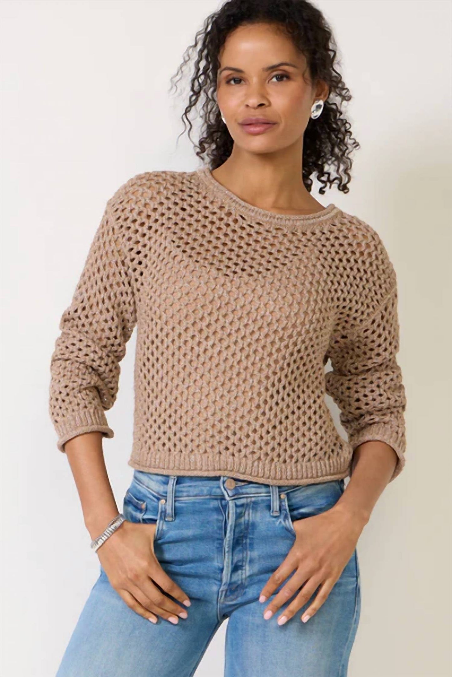 Z Supply - Cala Shimmer Crochet Sweater