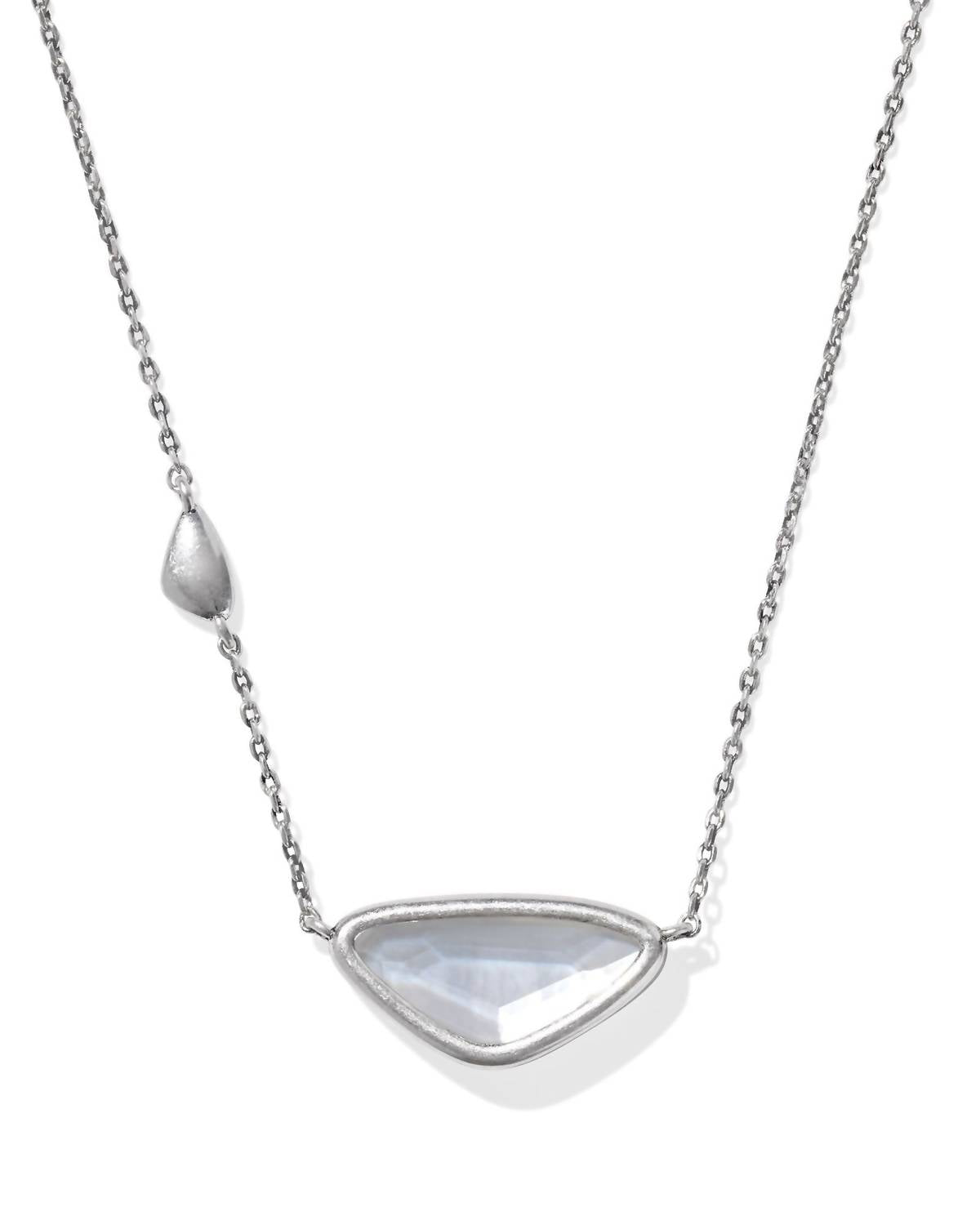 Kendra Scott - Women's Margot Vintage Silver Short Pendant Necklace