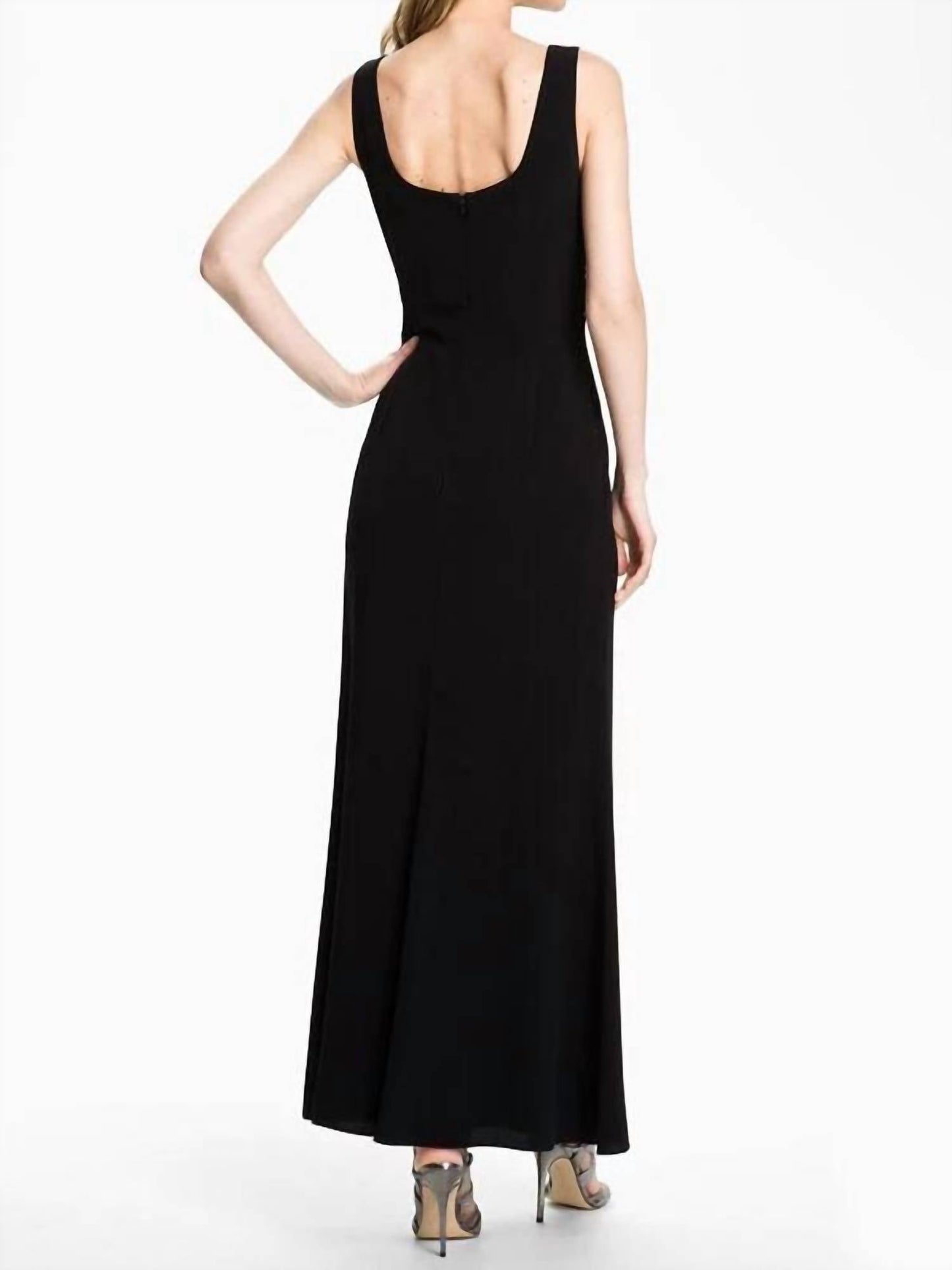 Alexander By Daymor - Beaded V-neck Evening Gown With Matching Bolero
