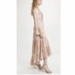 Cinq A Sept - Nina Tiered Satin Midi Dress